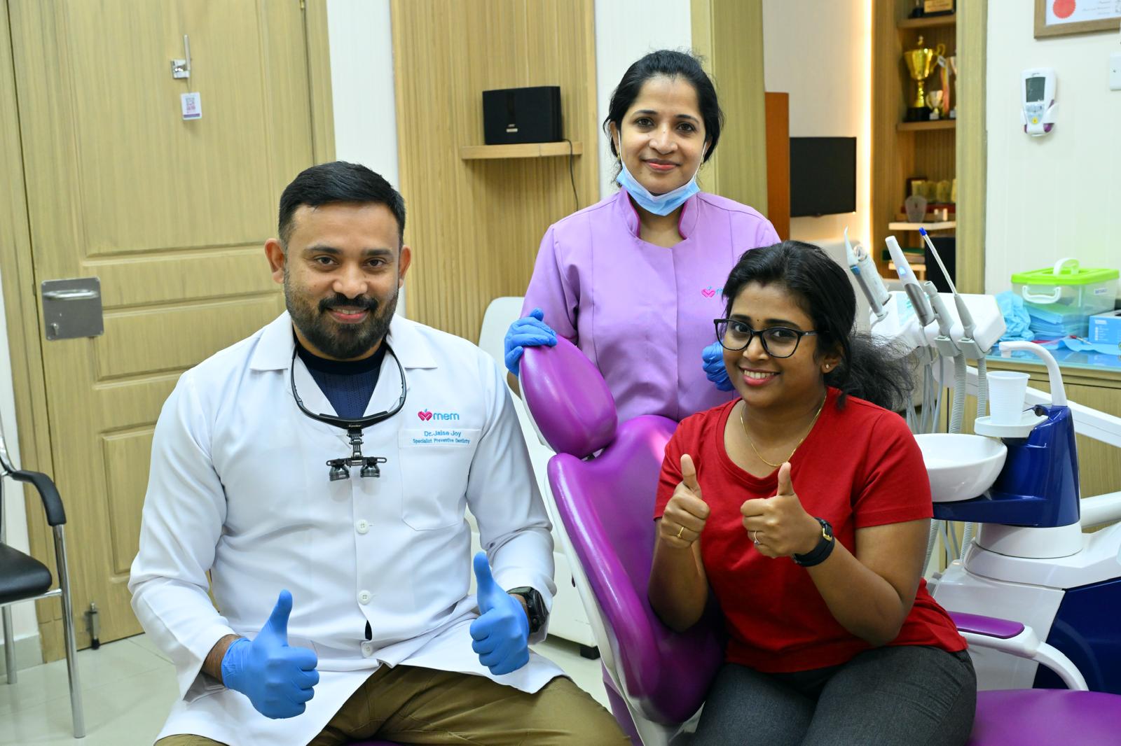 Dental procedure showcase